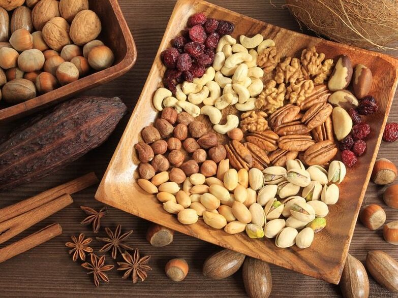 various nuts for potency