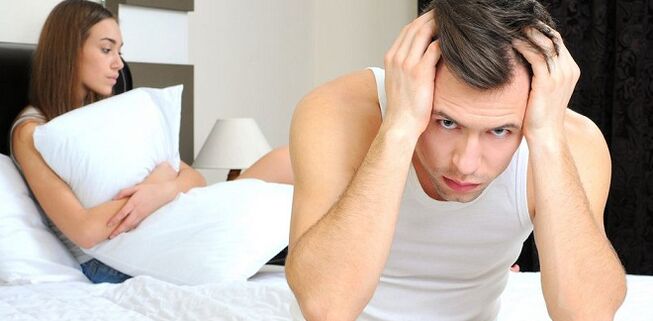 Men and women in the bed